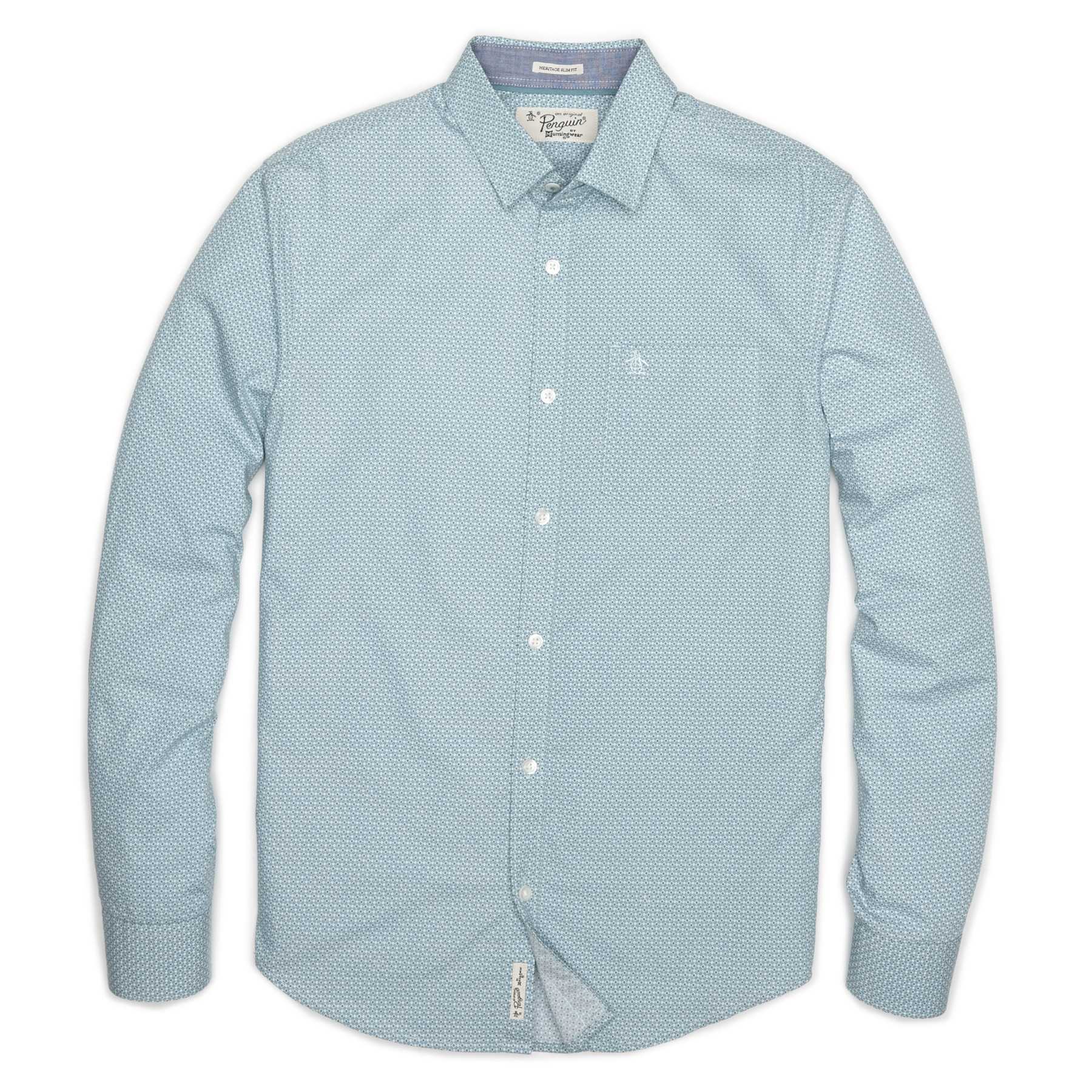 Original Penguin FOULARD PRINTED POPLIN SHIRT