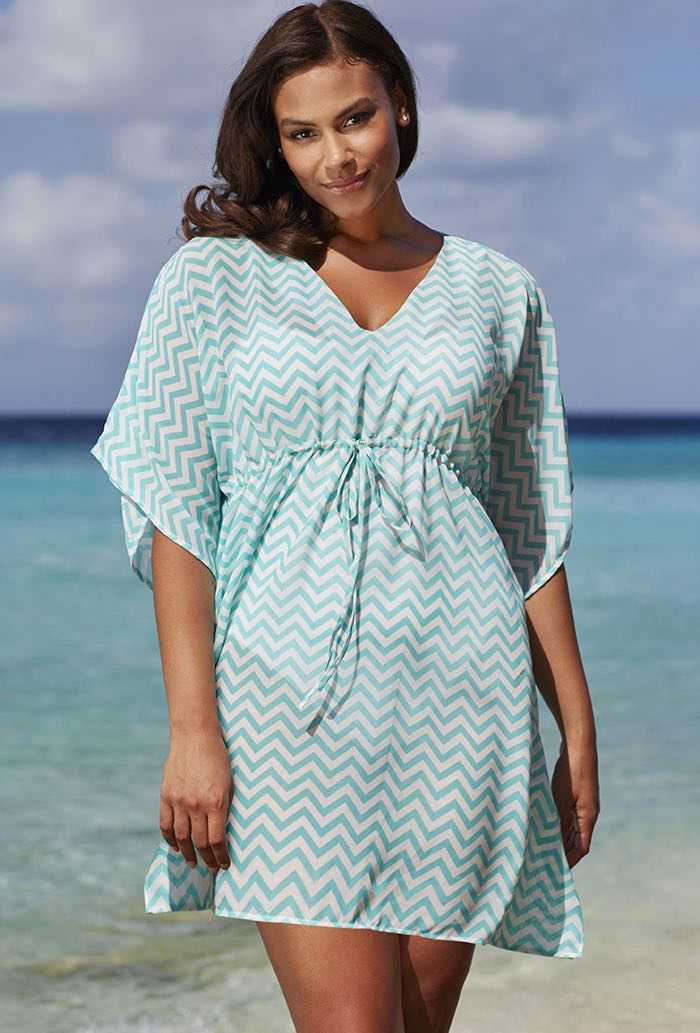 Frost Chevron Poncho