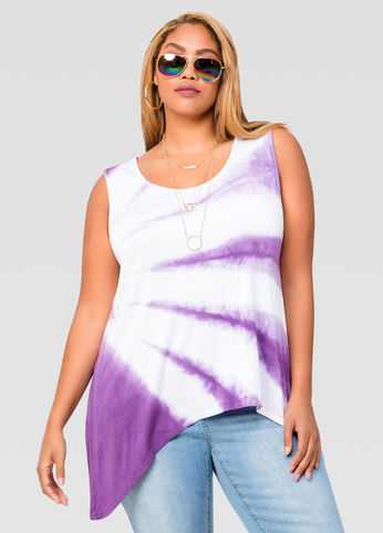 Tie Dye Sharkbite Top
