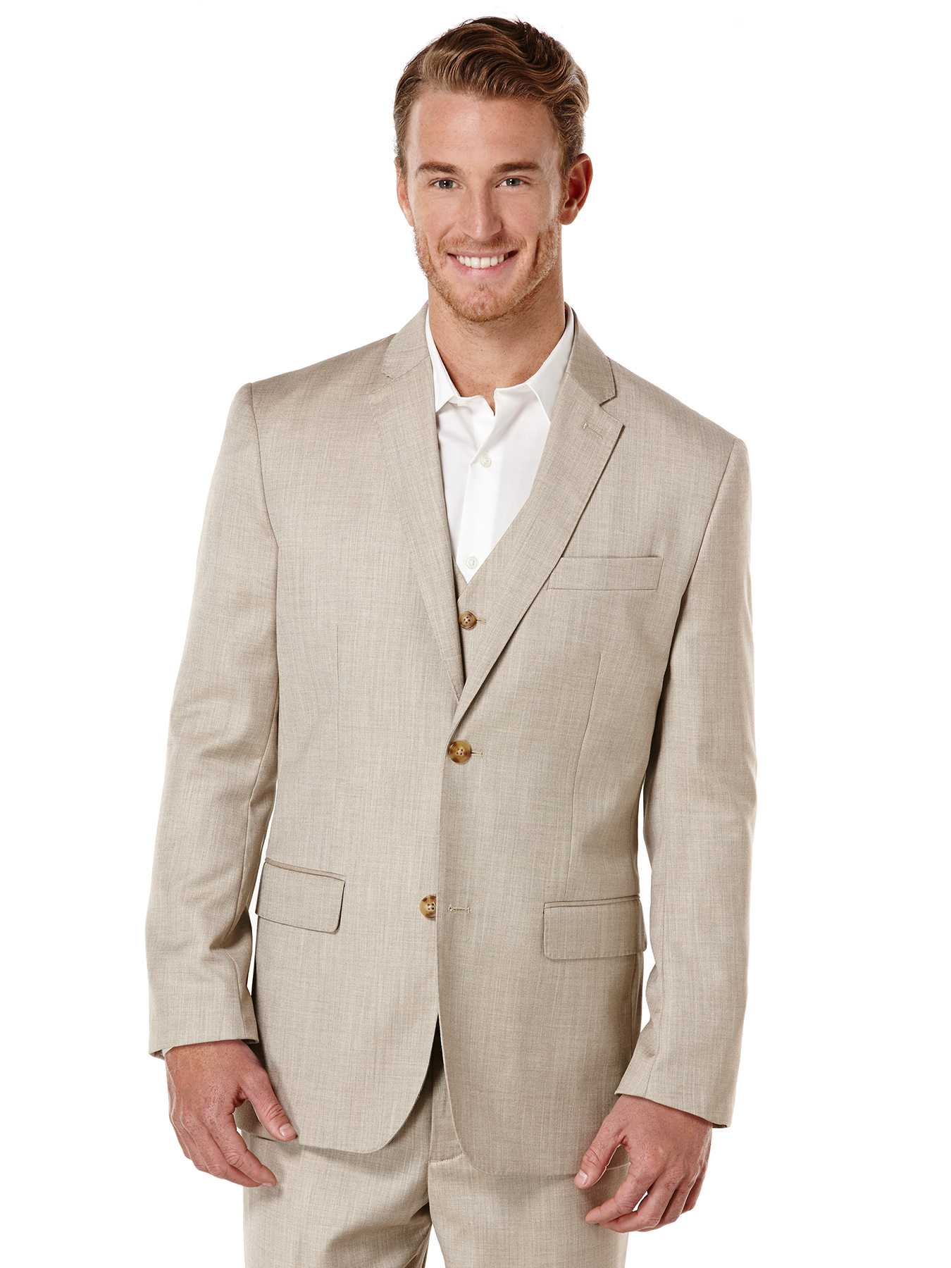 Perry Ellis Big and Tall Textured Suit Jacket