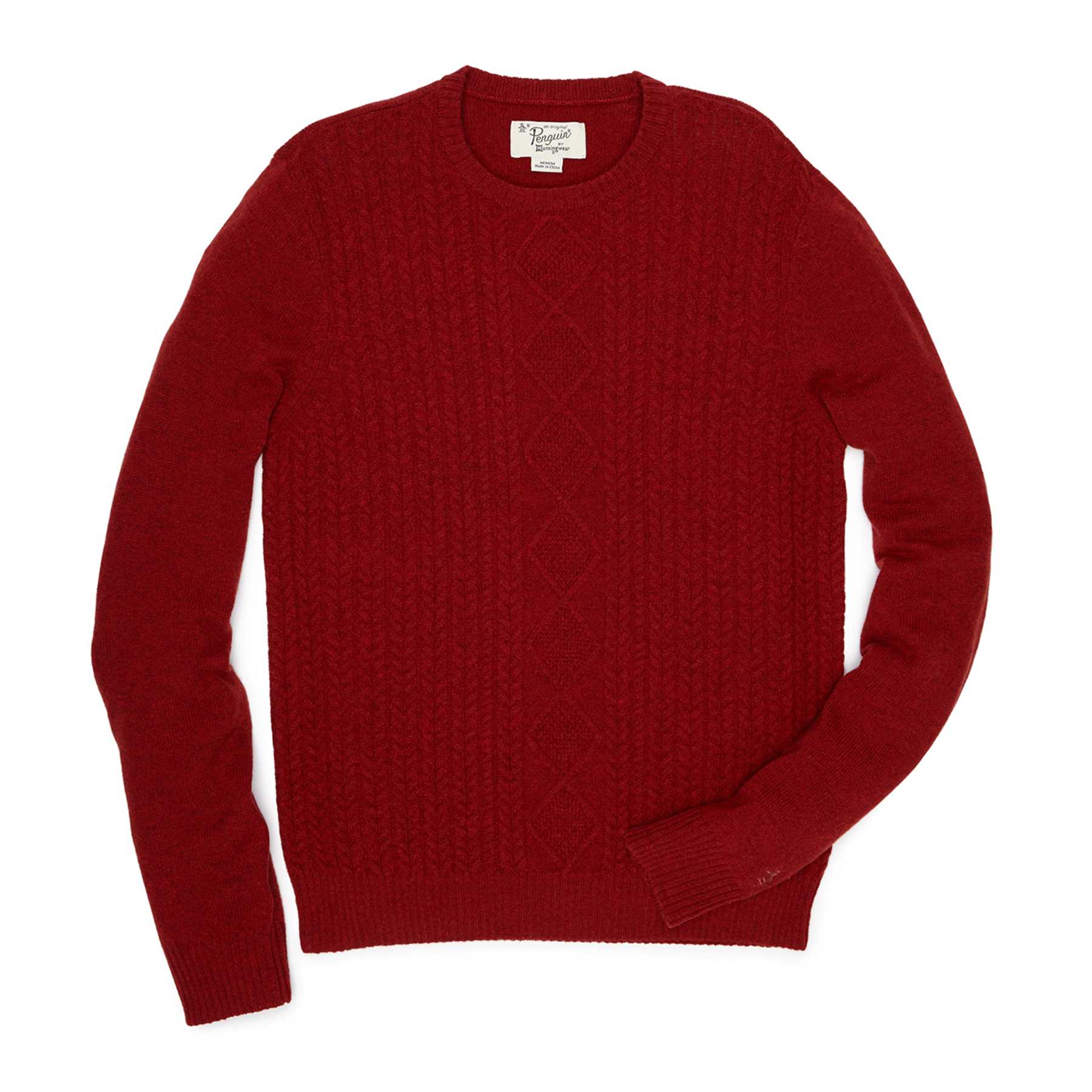 Original Penguin ENGINEERED CREW NECK SWEATER