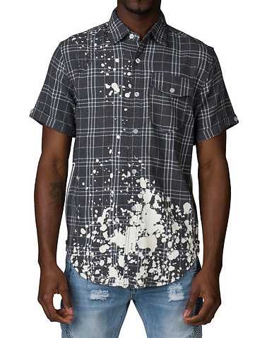ALLSTONENS Grey Clothing / Button Down Shirts