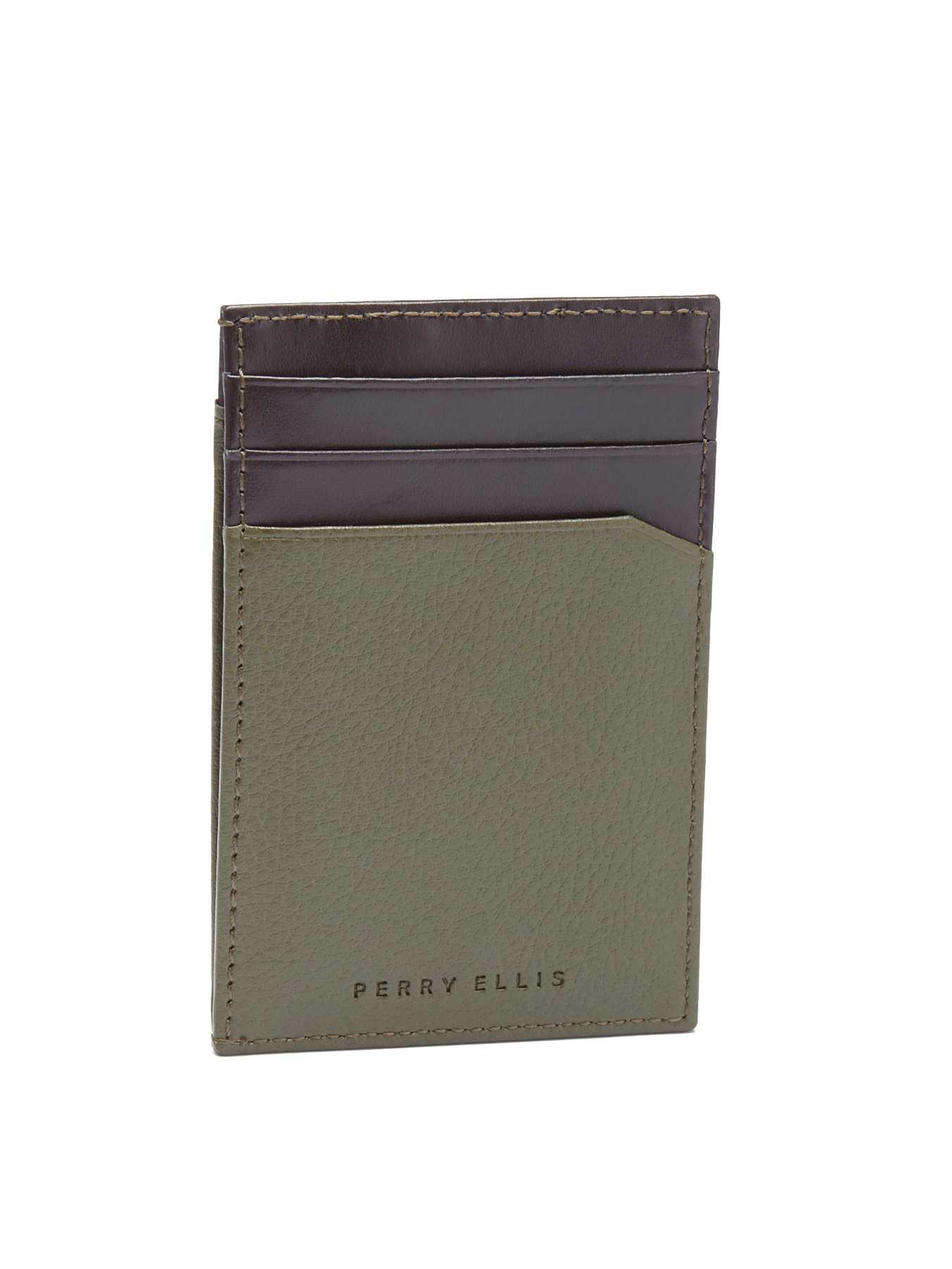 Perry Ellis Front Pocket Magnetic Clip Wallet