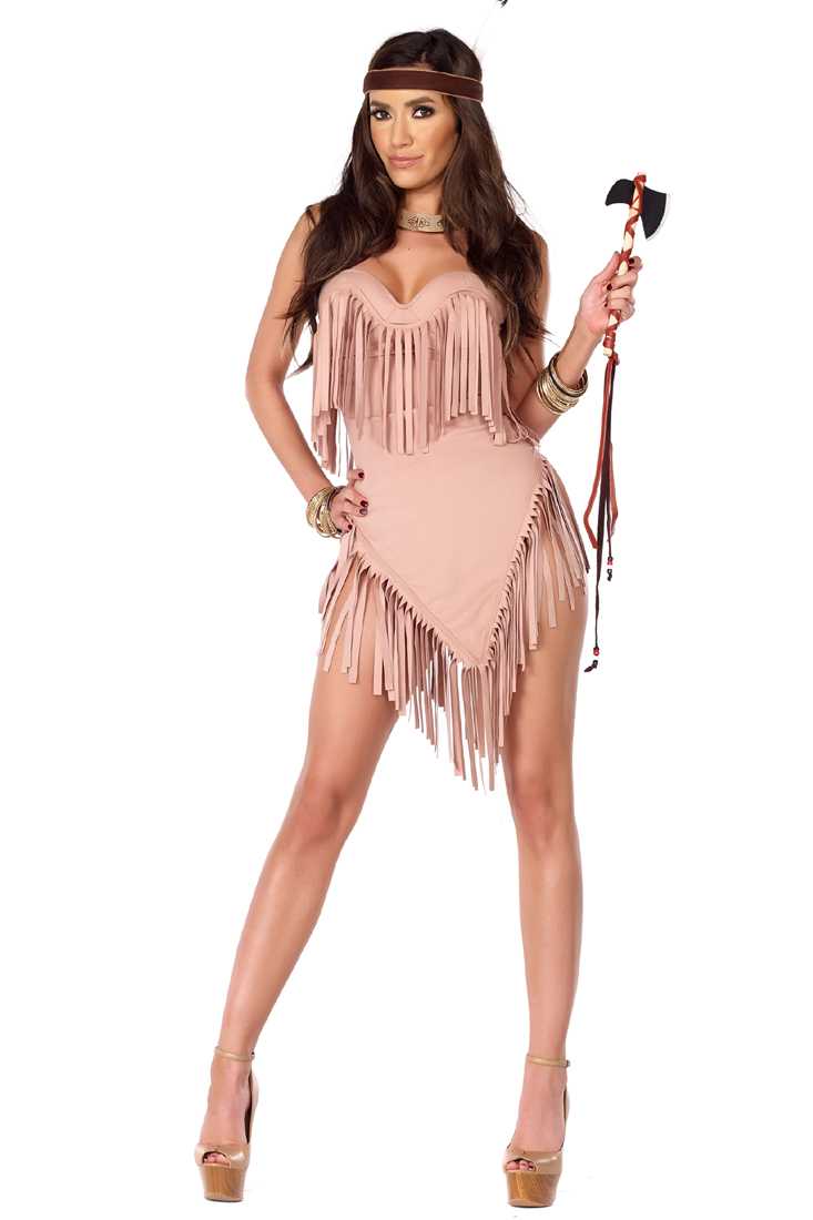 Sexy Exotic Fancy Fringe Indian Costume