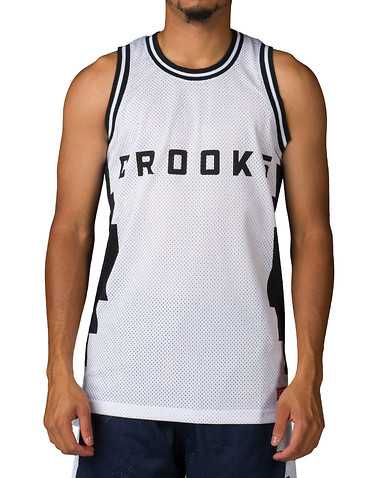 CROOKS AND CASTLESENS White Clothing / Tank Tops