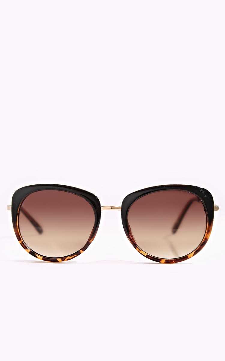 Cathie Oversized Cateye Sunglasses - N/S - TORT by Styles For Less