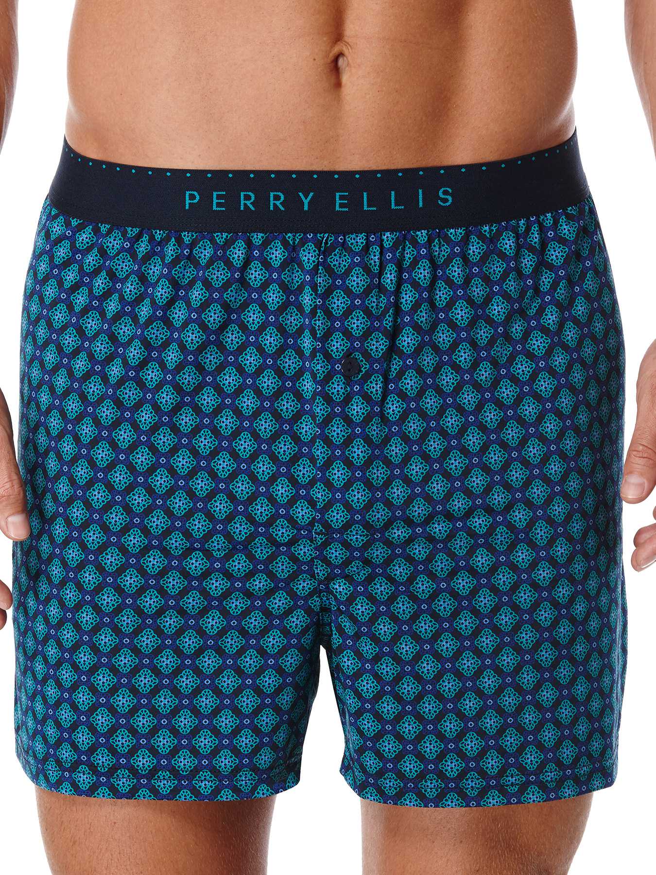 Perry Ellis Luxe Gem Print Boxer Short