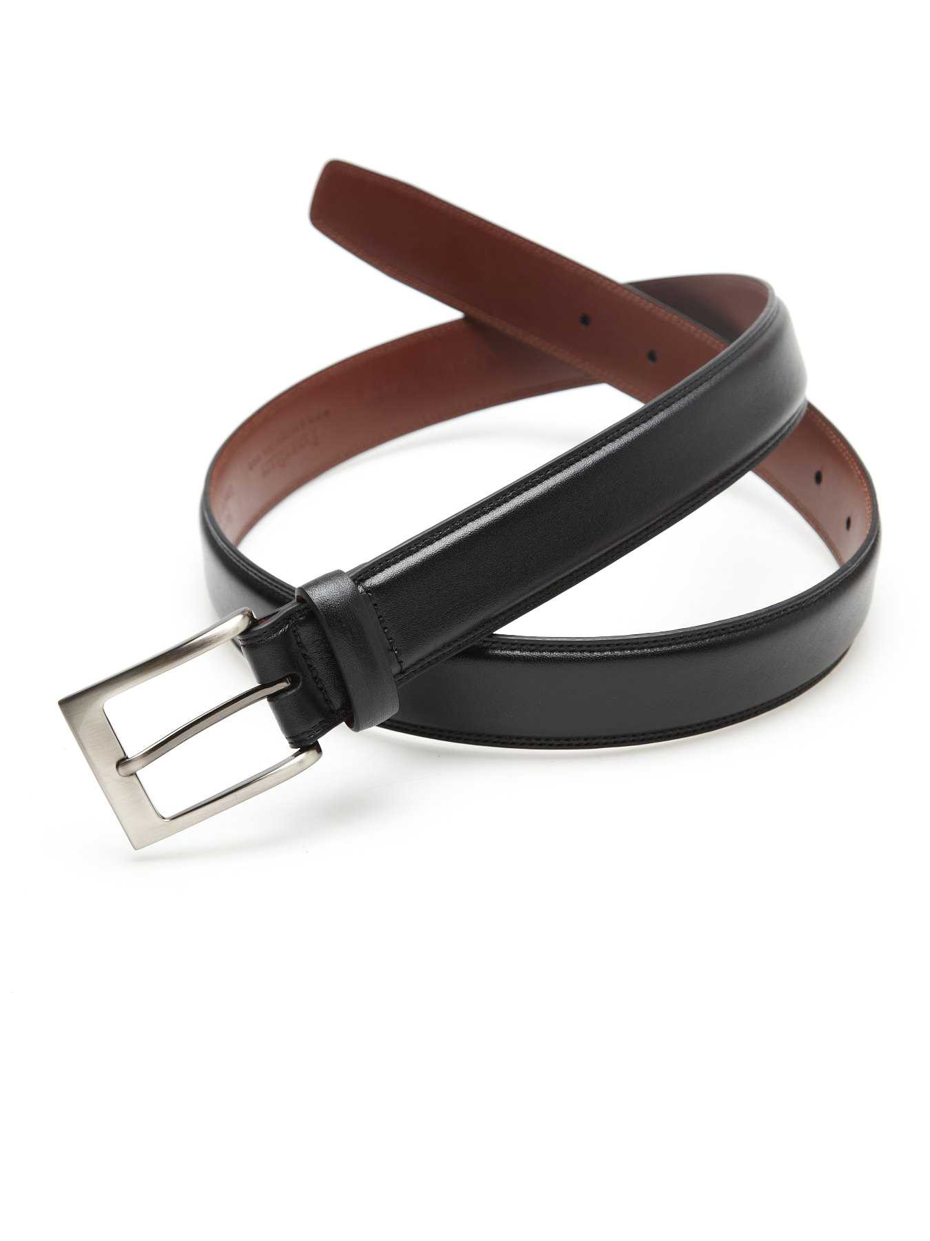Perry Ellis Big and Tall Timothy Leather Belt