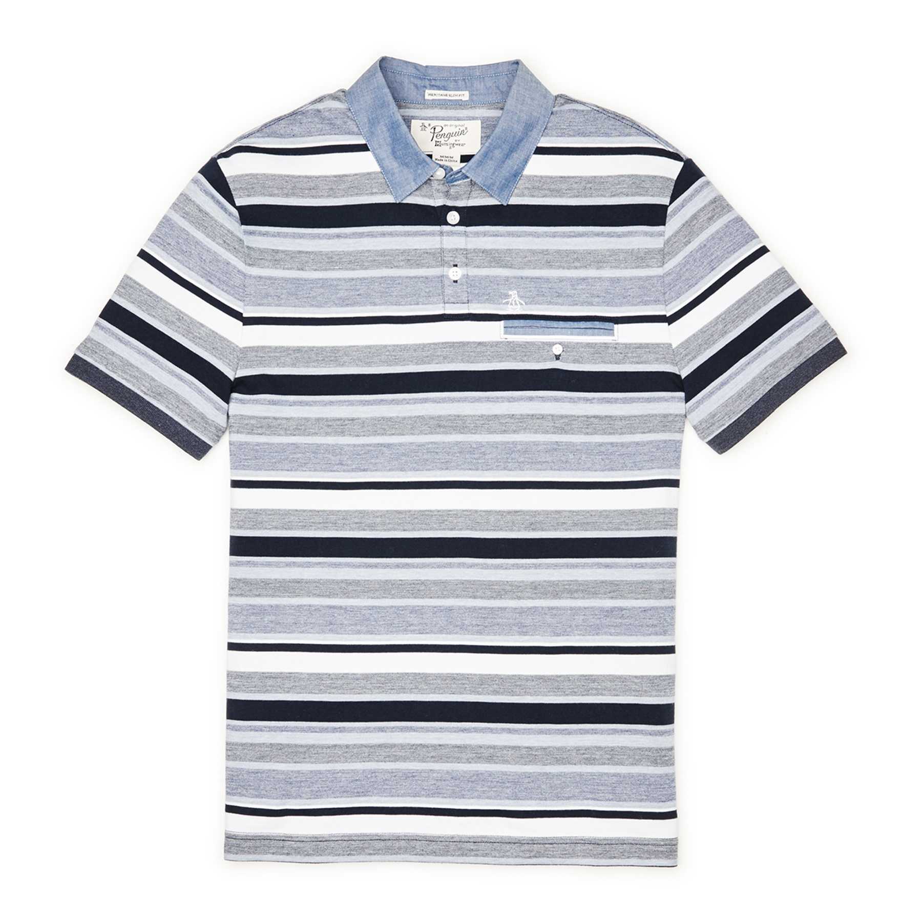 Original Penguin BIRDSEYE STRIPE POLO