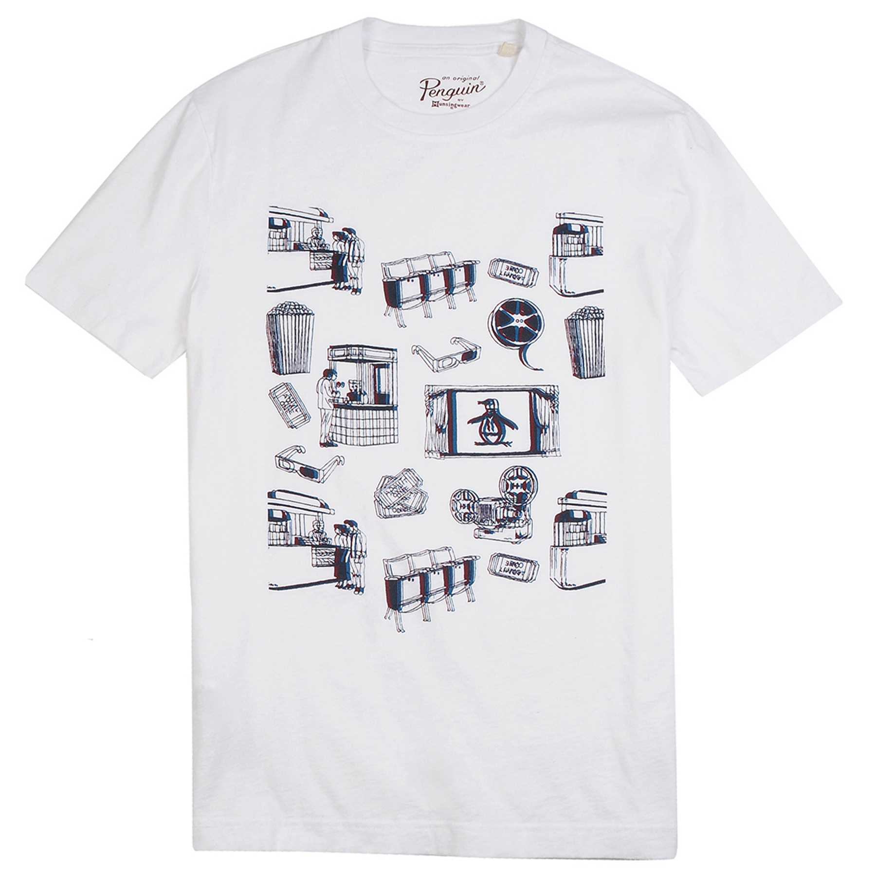 Original Penguin 3D CINEMA SCENE TEE