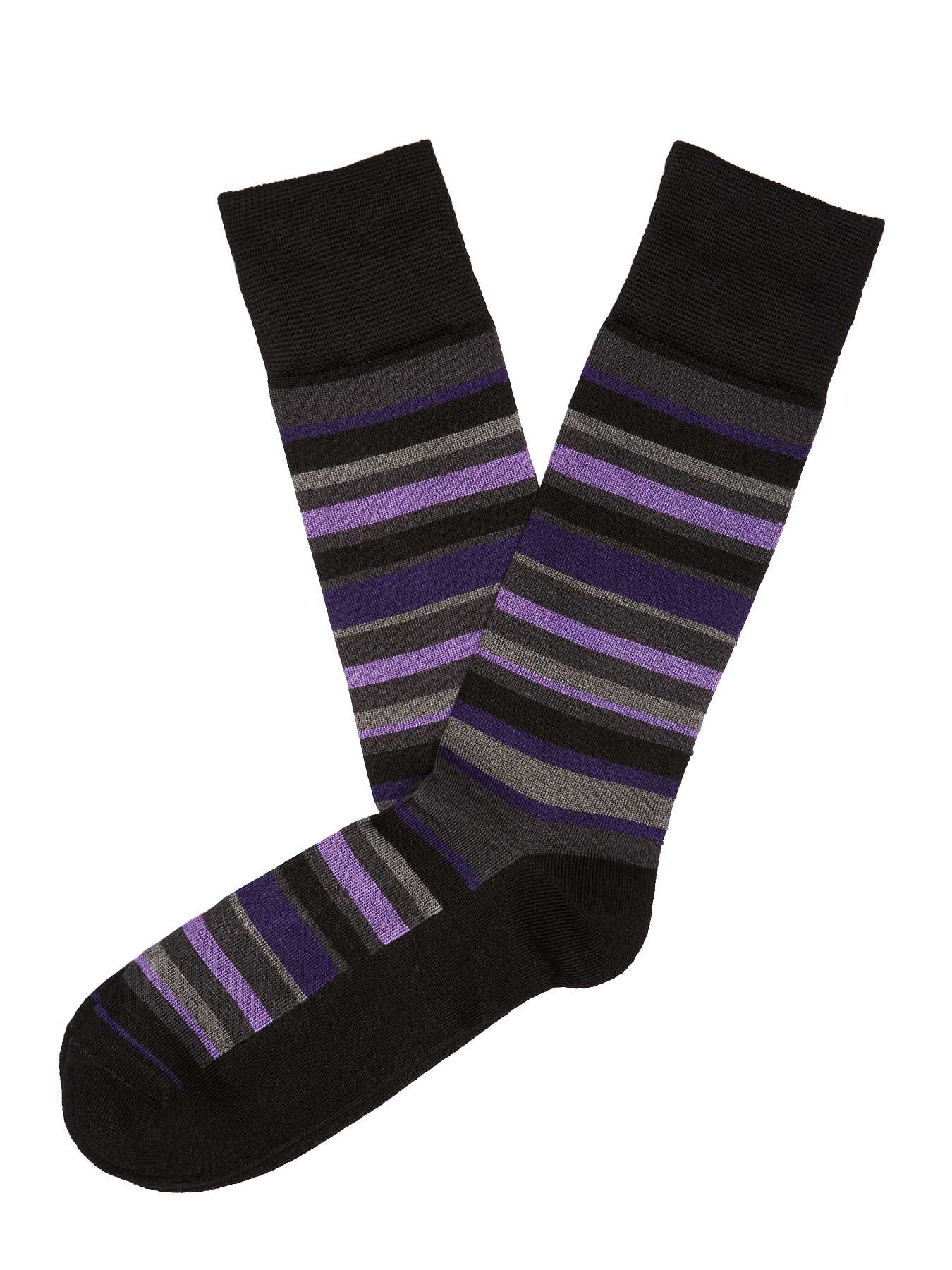 Perry Ellis Variegated Stripe Sock