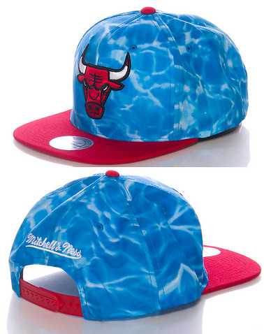 MITCHELL AND NESS MENS Medium Blue Accessories / Caps Snapback ONES