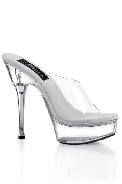 Clear Rhinestone Stiletto High Heels