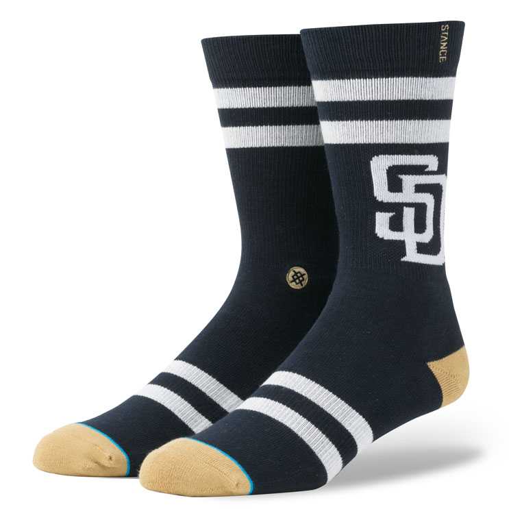 Stance The Pads BLU L/XL MLB DIAMOND Socks