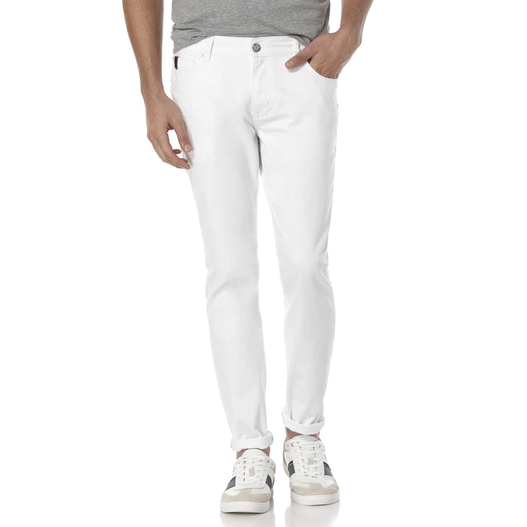 Original Penguin P55 WHITE SLIM DENIM