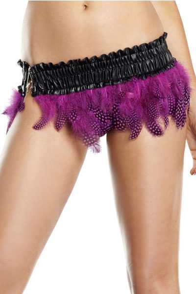 Hot Pink Feather Skirt