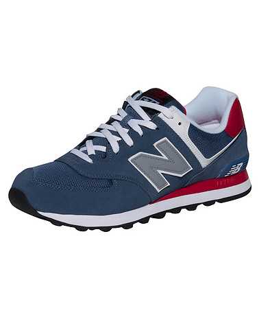 NEW BALANCE MENS Blue Footwear / Sneakers