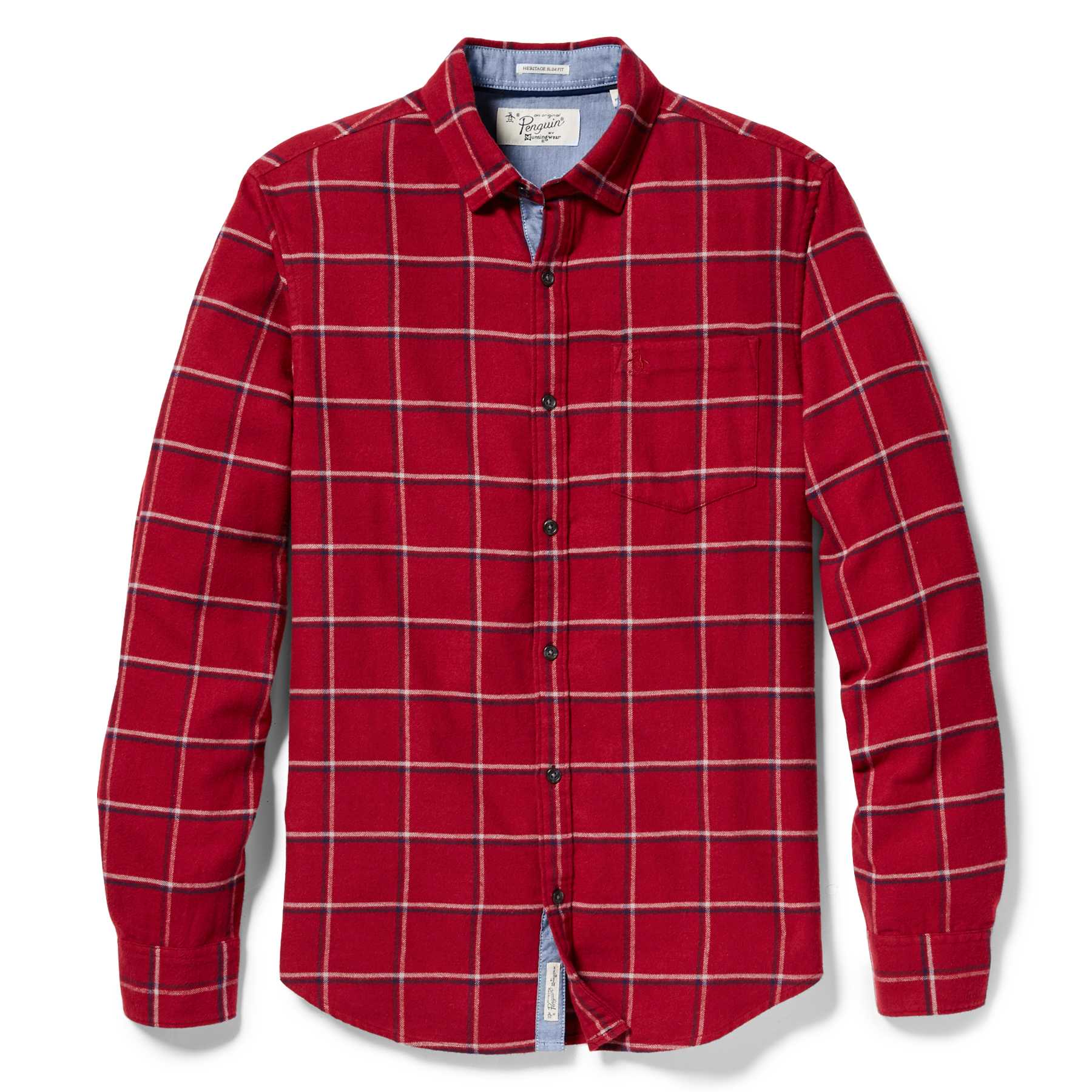 Original Penguin WINDOWPANE PLAID SHIRT
