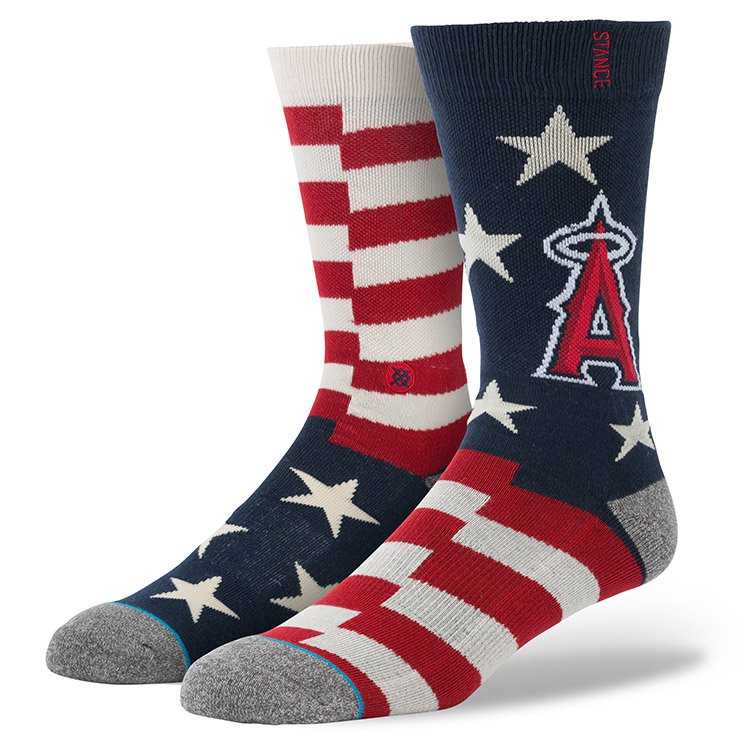 Stance Brigade Angels L/XL MLB MEMORIAL DAY Socks