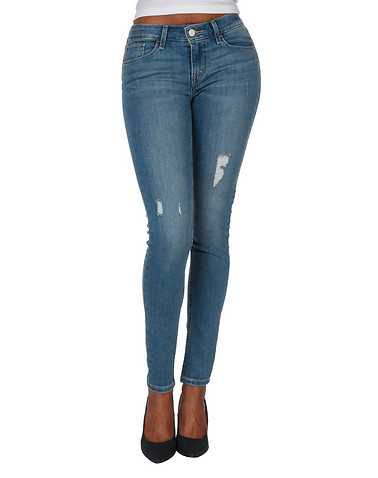 LEVIS WOMENS Blue Clothing / Jeans