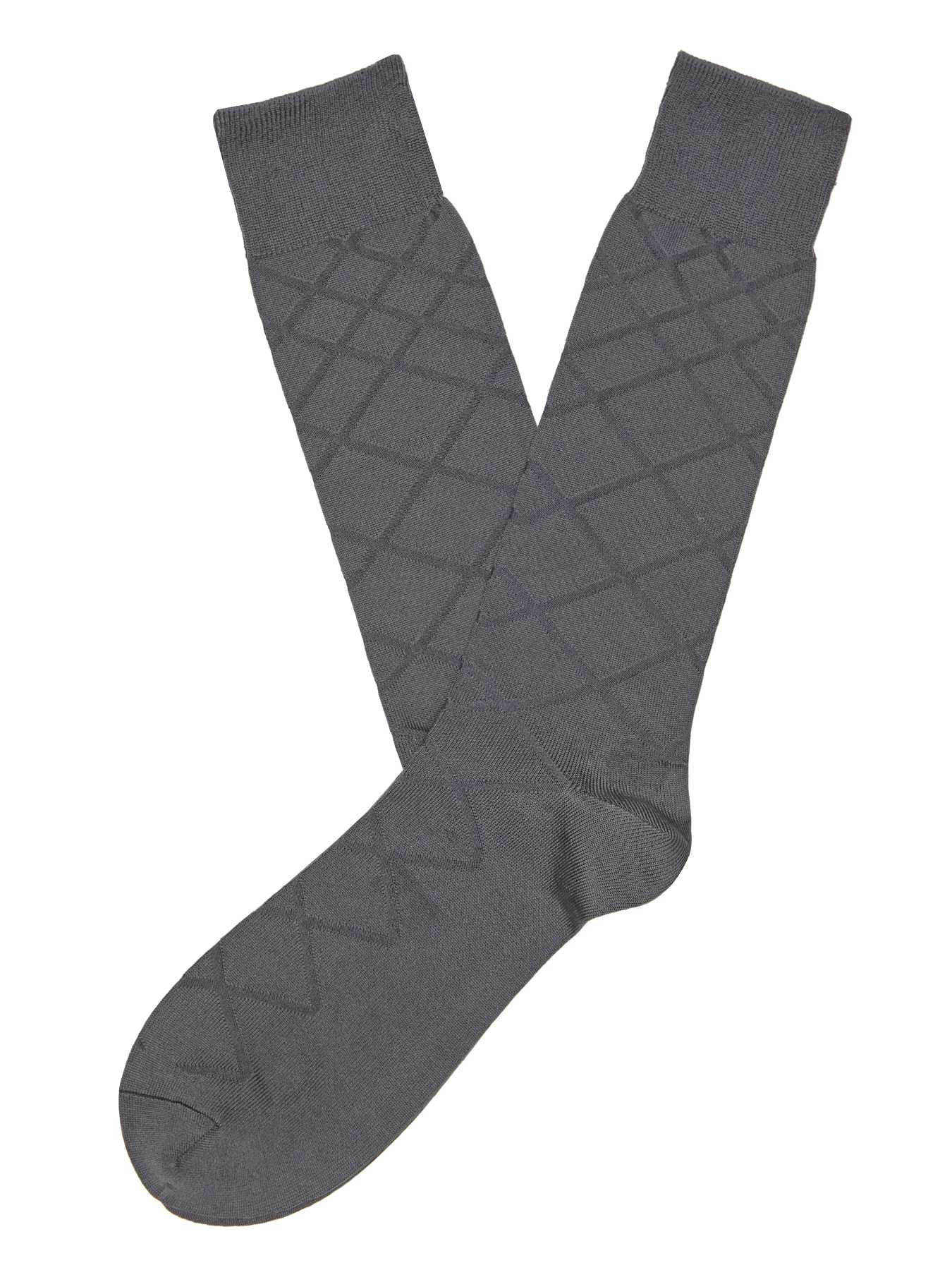 Perry Ellis Microluxe Textured Diamond Sock