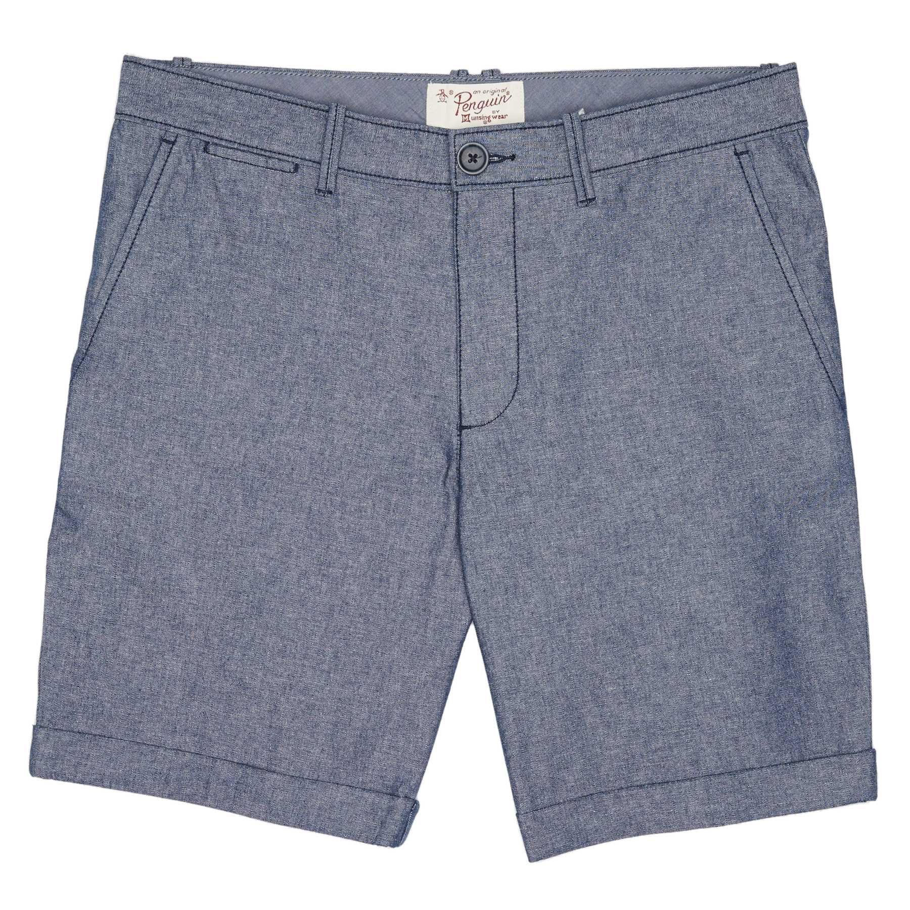 Original Penguin CUFFED CHAMBRAY SHORT