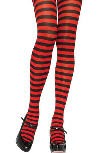 Striped Nylon Tights