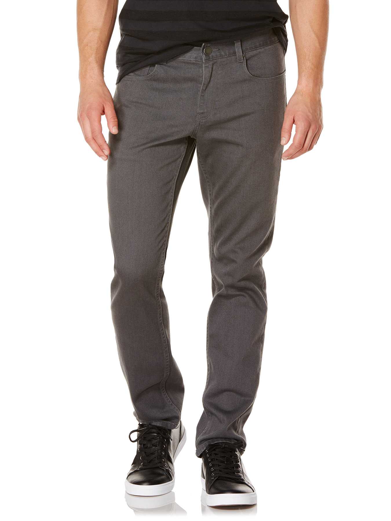 Perry Ellis Slim Fit 5 Pocket Grey Denim