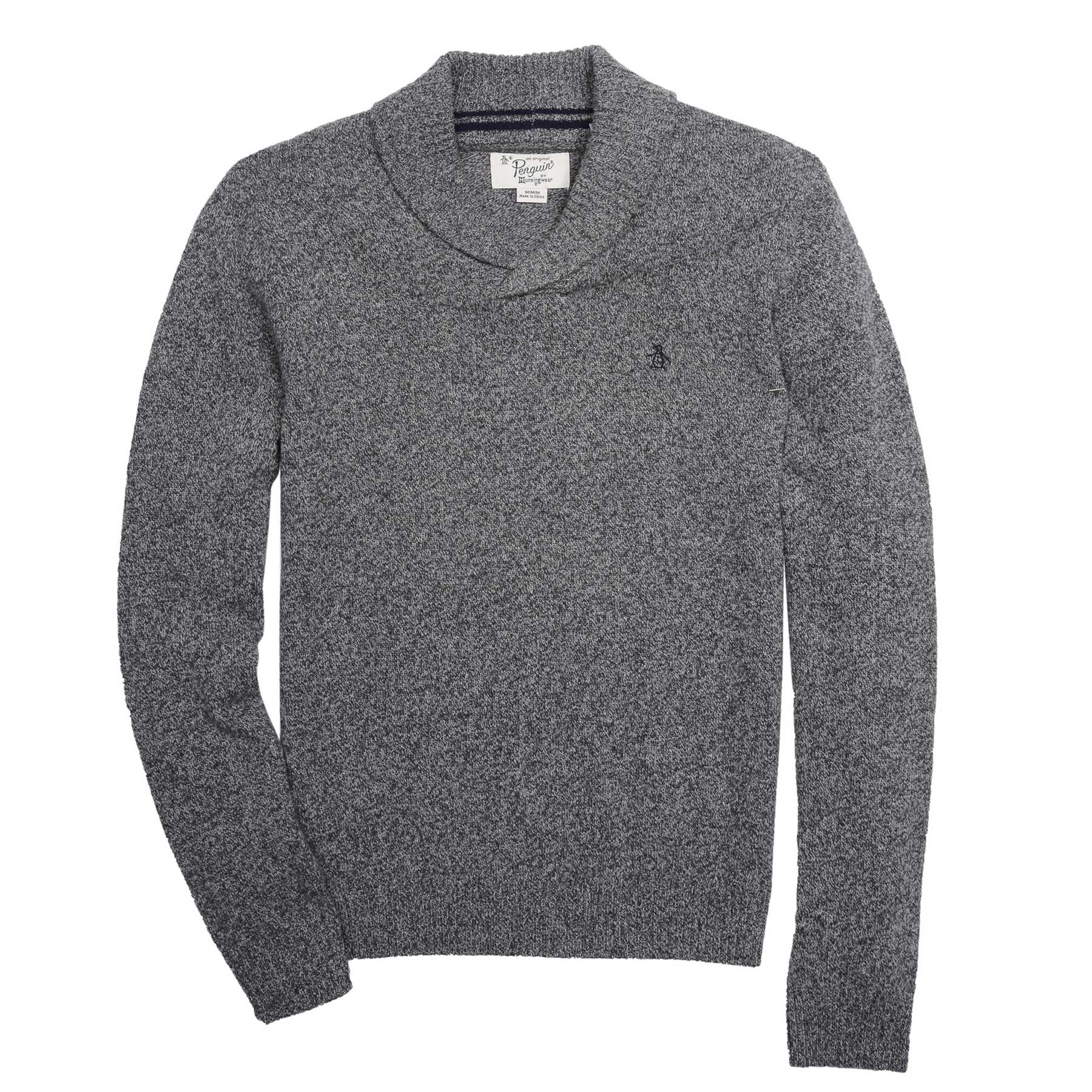 Original Penguin PULL OVER SHAWL SWEATER