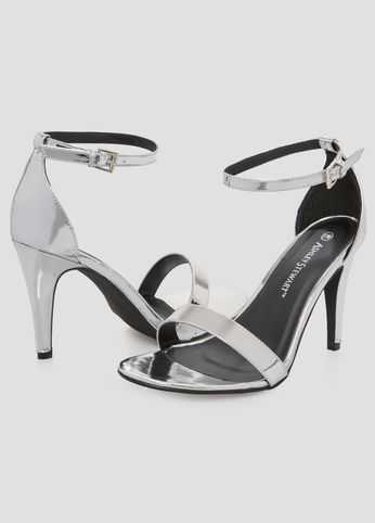 Metallic Dress Sandal - Wide Width