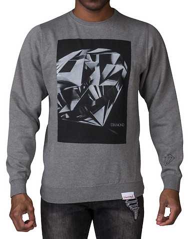 DIAMOND SUPPLY COMPANY MENS Grey Clothing / Sweatshirts M