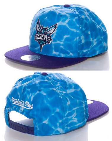 MITCHELL AND NESS MENS Medium Blue Accessories / Caps Snapback ONES