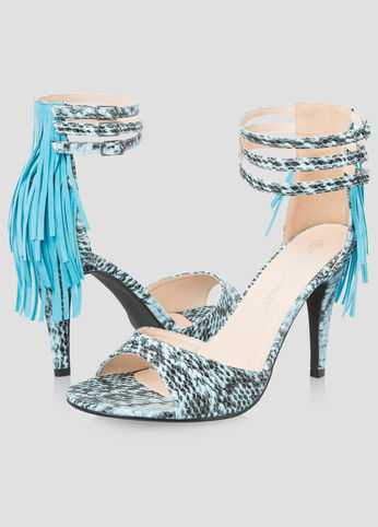 Fringe Dress Sandal - Wide Width