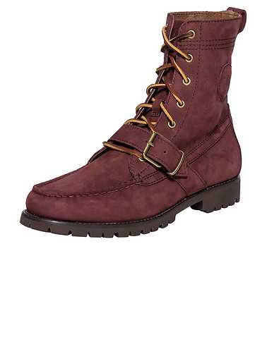 POLO FOOTWEAR MENS Burgundy Footwear / Boots