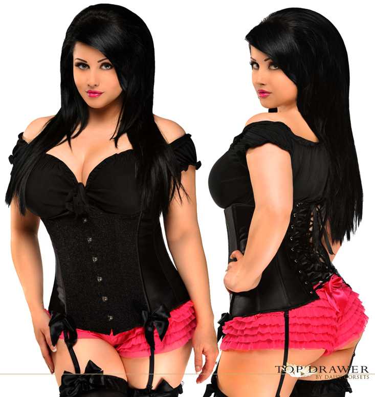 Sugar by Daisy Corsets Steel Boned Glitter Underbust Corset