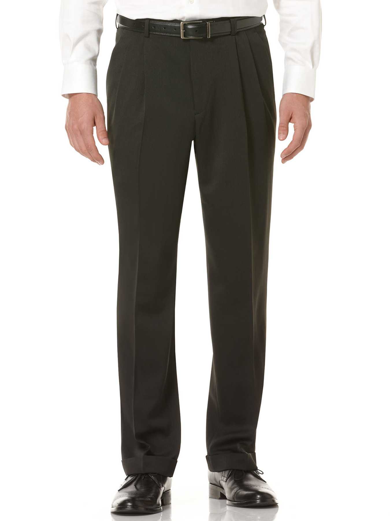Perry Ellis Big and Tall Micro Melange Portfolio Pant