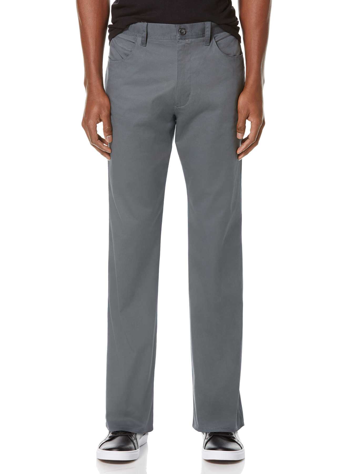 Perry Ellis Regular Fit Sateen Twill Pant