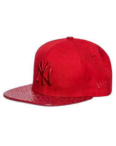 NEW ERA MENS Red Accessories / Caps Snapback One Size