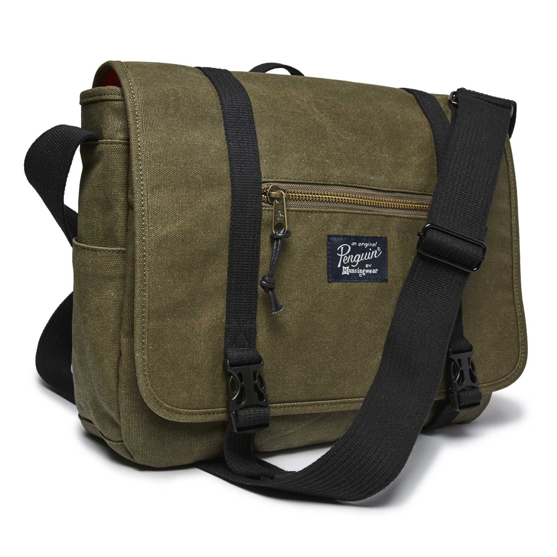 Original Penguin WAXED CANVAS MESSENGER BAG