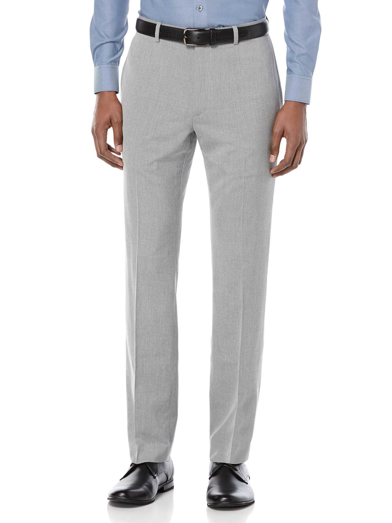 Perry Ellis Slim Fit Heather Twill Dress Pant