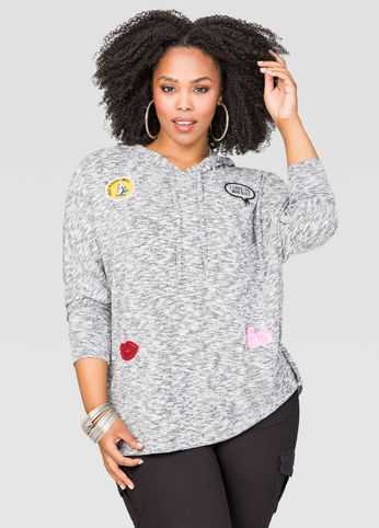 Patched Hoodie