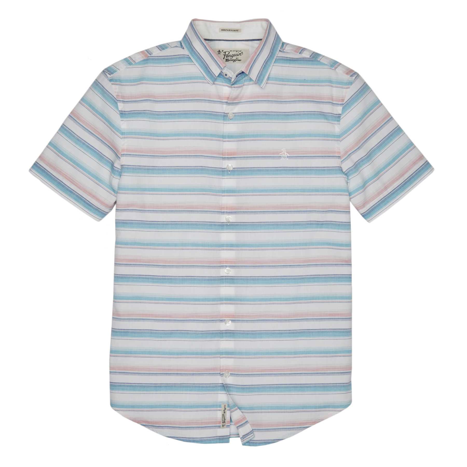 Original Penguin SPACE DYE STRIPE SHIRT