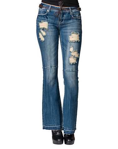 ESSENTIALS WOMENS Blue Clothing / Jeans