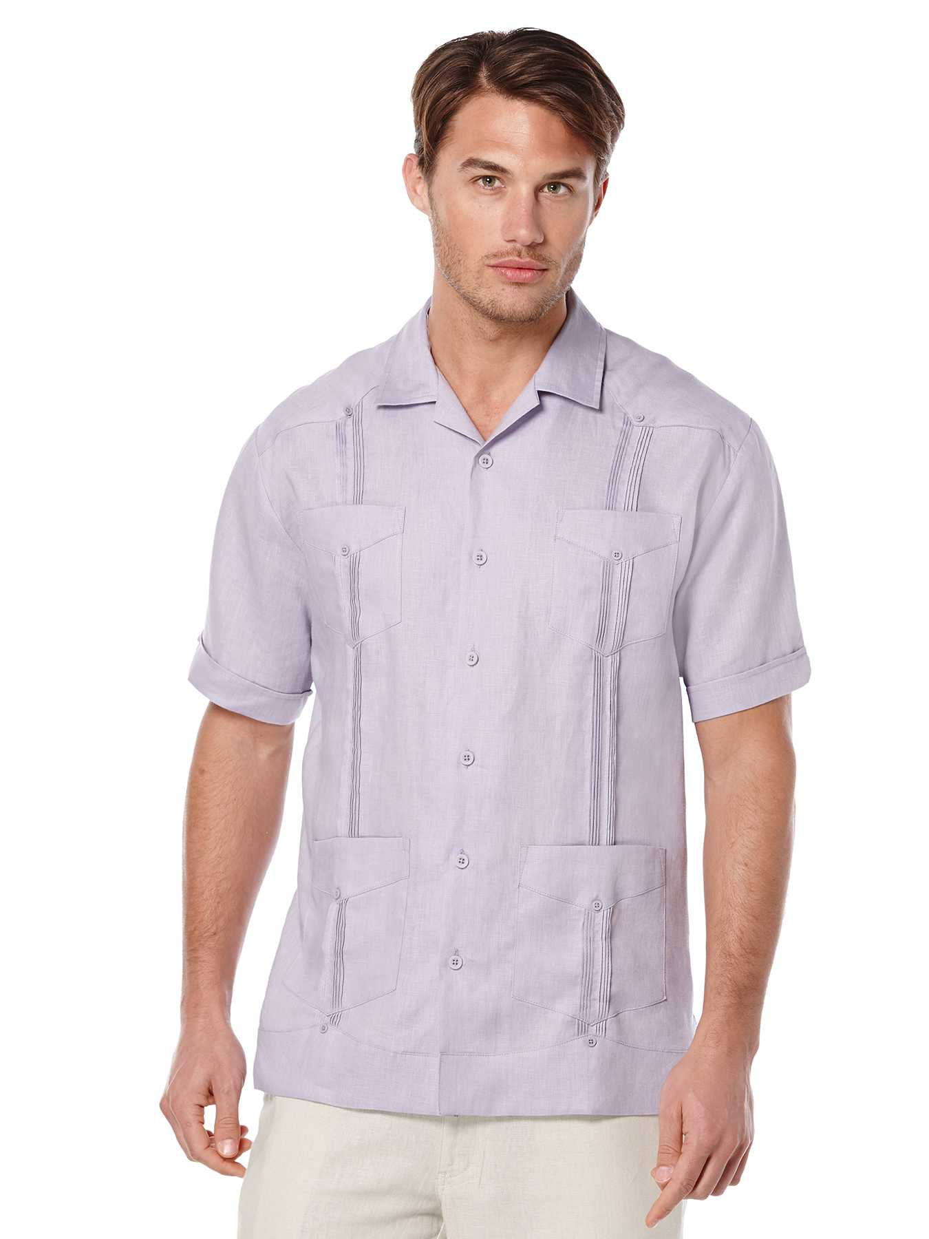Cubavera 100% Linen Short Sleeve Classic Guayabera