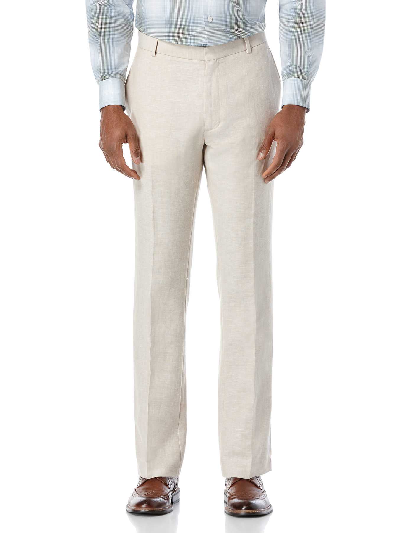 Perry Ellis Slim Fit Perforated Linen Suit Pant