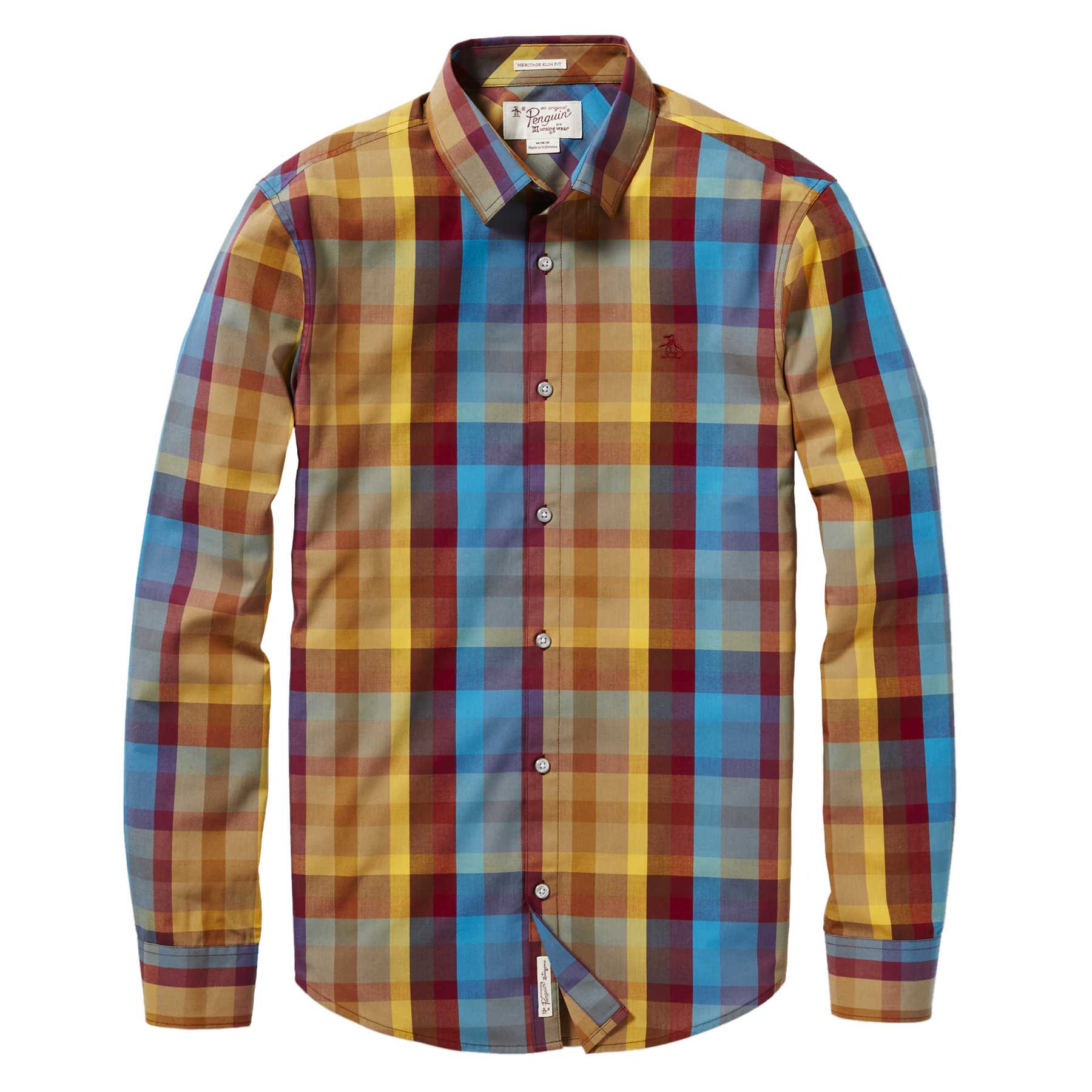 Original Penguin EXPLODED PLAID SHIRT