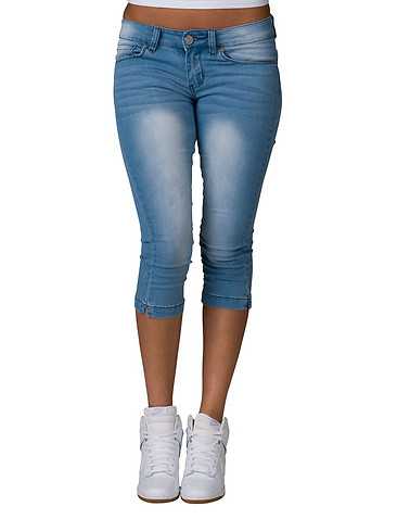 ESSENTIALS WOMENS Blue Clothing / Denim Shorts