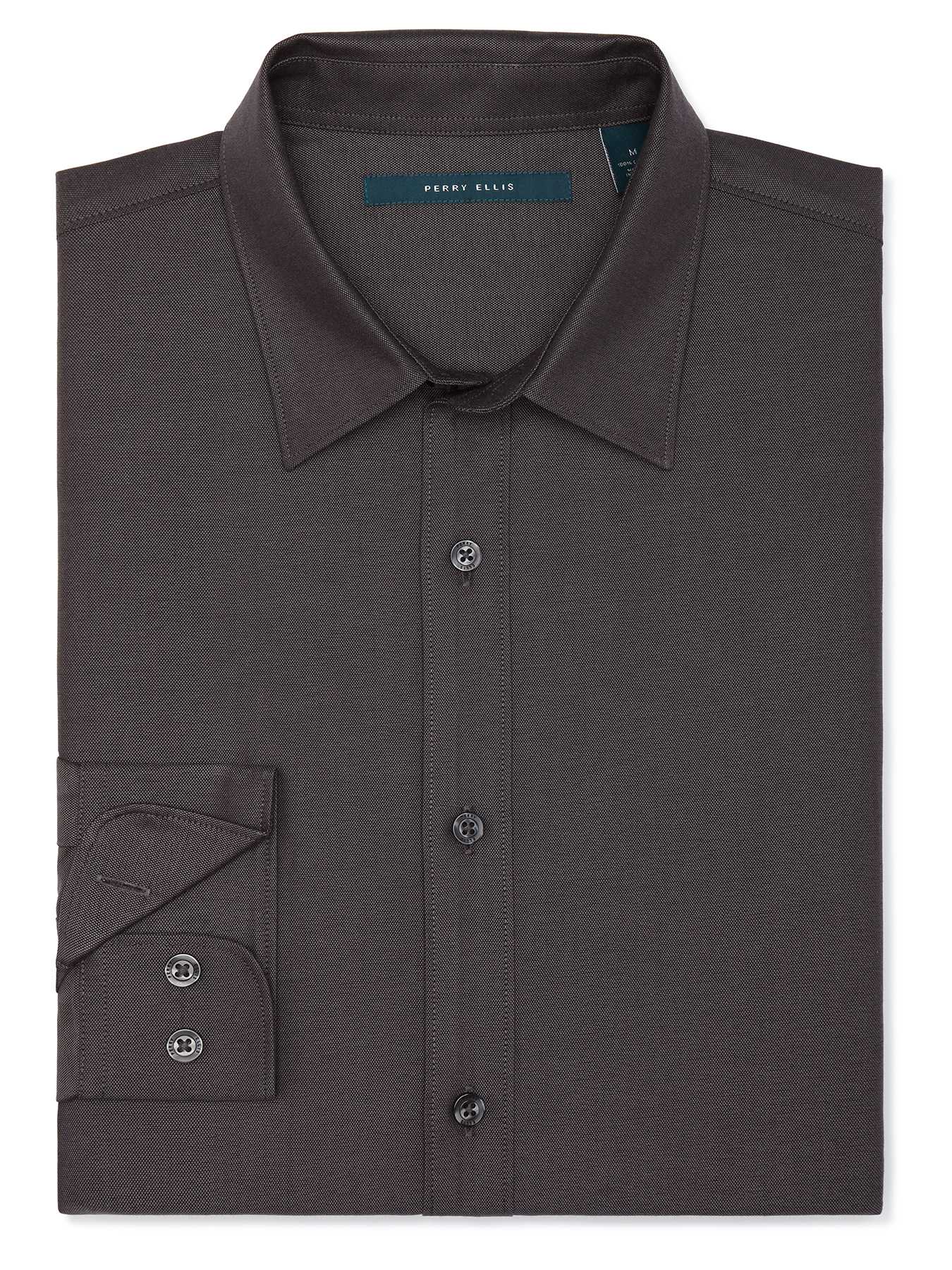 Perry Ellis Oxford Rolled Sleeve Shirt