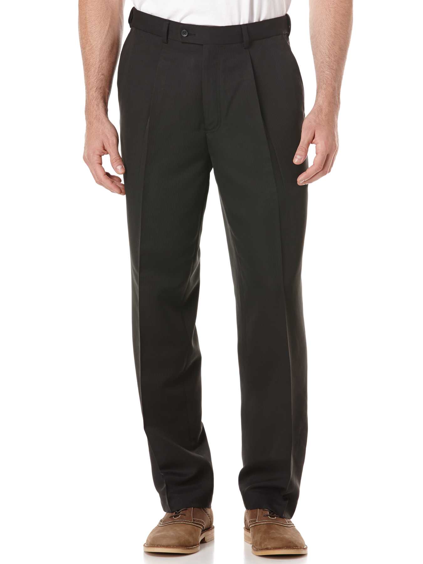 Cubavera Drop Needle Comfort Waistband 1 Pleat Pant