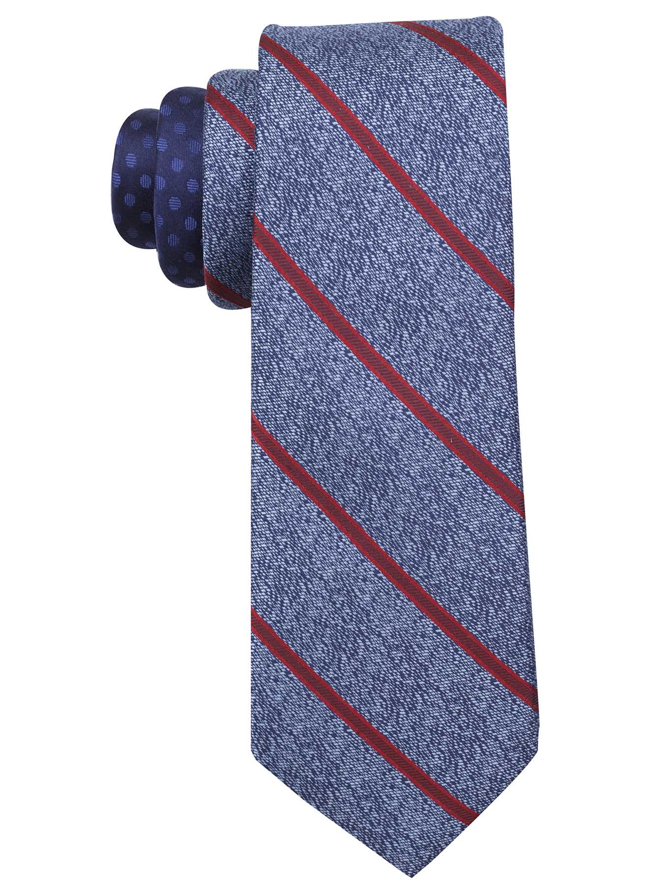 Perry Ellis Cole Stripe Silk Tie